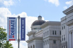 New Debate 2020 Signs on Campus 13 by Belmont University and Sam Simpkins