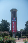 Presidental Debate 2020 Banner on Bell Tower 16 by Belmont University and Sam Simpkins