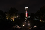 Presidental Debate 2020 Banner on Bell Tower 17 by Belmont University and Sam Simpkins