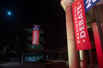 Presidental Debate 2020 Banner on Curb Event Center at Night 04 by Belmont University and Sam Simpkins