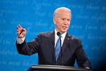 Close-up of Former Vice President Joe Biden 23 by Belmont University and Sam Simpkins