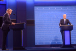 Both Candidates on Stage During the Debate 8 by Belmont University and Sam Simpkins