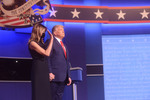 President Donald Trump and First Lady Melania Trump on Stage 2