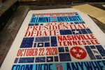 Hatch Show Prints the Debate 2020 Poster 42 by Belmont University and Sam Simpkins