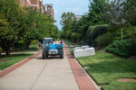 Temporary floor being laid on South Lawn 01 by Belmont University and Sam Simpkins