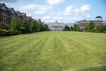 Temporary floor being laid on South Lawn 17 by Belmont University and Sam Simpkins
