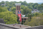 Bell Tower from roof 01 by Belmont University and Sam Simpkins