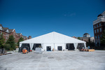 Media tent set up 48 by Belmont University and Sam Simpkins