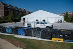 Media tent set up 54 by Belmont University and Sam Simpkins