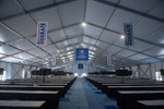 Media tent set up 56 by Belmont University and Sam Simpkins
