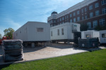 Satellite trucks 01 by Belmont University and Sam Simpkins