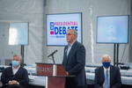 Debate Press Conference 45 by Belmont University and Sam Simpkins