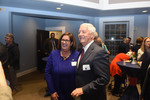 Kathy Flemming and President Dr. Bob Fisher Pose for a Picture