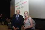 Wesley Clark Poses for a Picture with an Audience Member 2
