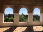 La Alhambra's Horseshoe Arches by Caroline Meek