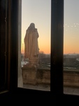 Sunset from a Window of the Louvre by Riley Ward