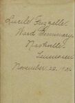Lucile Frizzelle's Scrapbook II, 1898-1902
