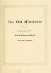 Milestones 1931 by Ward-Belmont College (Nashville, Tenn.)
